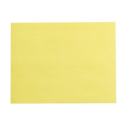 SCHOOL SMART Plain Newsprint Arithmetic Paper, 8-1/2 x 11 Inches, Canary, 500 Sheets 385CN-SS